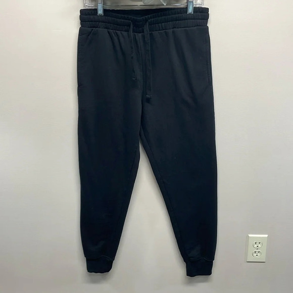 Loungehero Black Jogger Sweatpants Pocket M - Picture 1 of 12